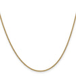14K Yellow Gold 1.6 mm Polished Chain Necklace