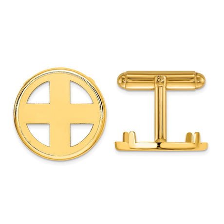 18 mm 14k Yellow Gold coin bezel for 17.8 mm Coin