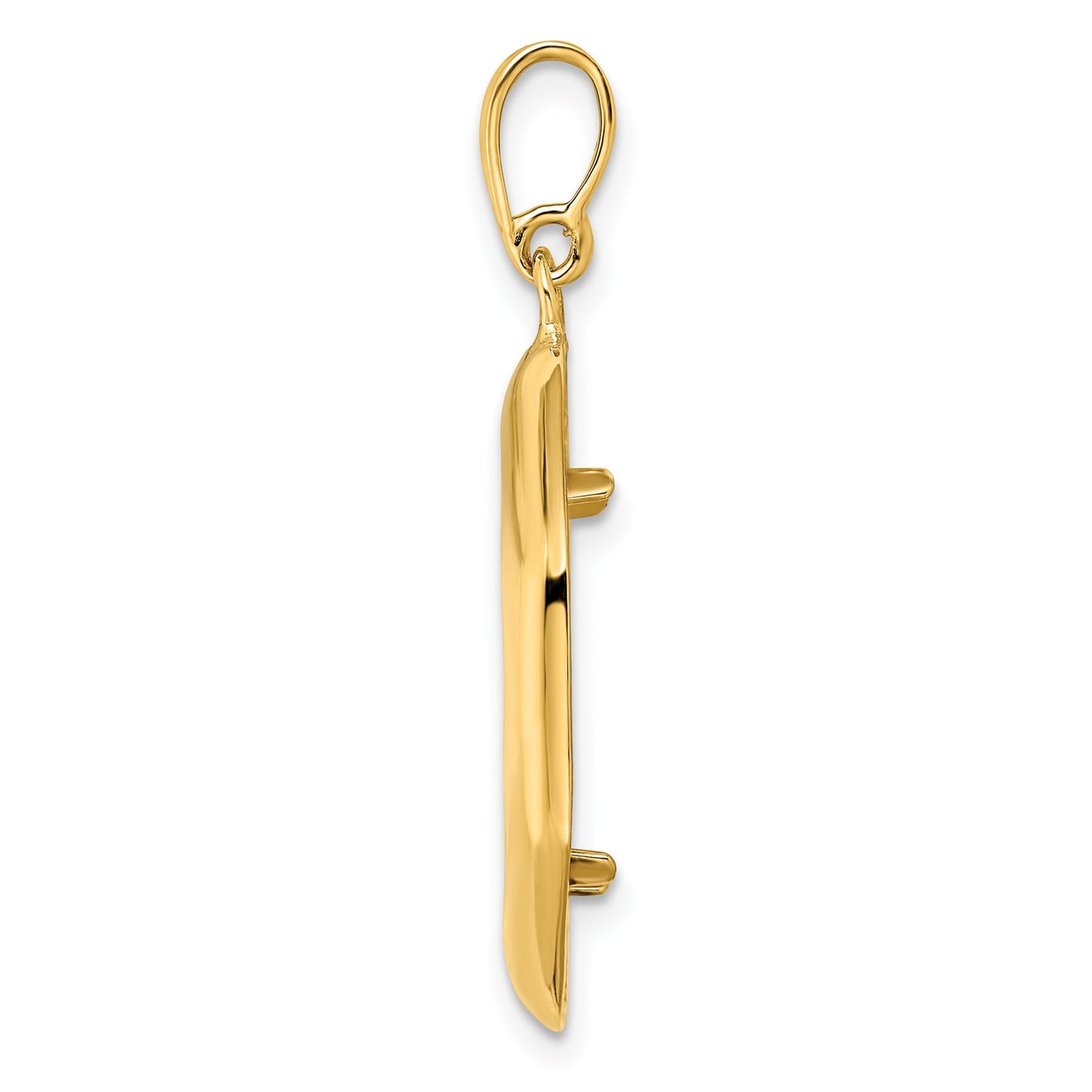 18 mm 14k Yellow Gold coin bezel for 17.8 mm Coin — alternate view