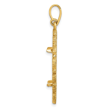 18 mm 14k Yellow Gold coin bezel for 17.8 mm Coin — alternate view