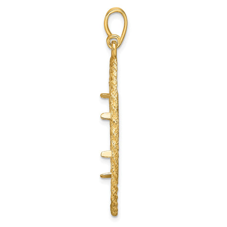 18 mm 14k Yellow Gold coin bezel for 17.8 mm Coin — alternate view