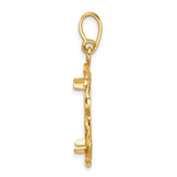 18 mm 14k Yellow Gold coin bezel for 17.8 mm Coin — alternate view