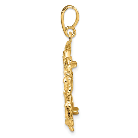 18 mm 14k Yellow Gold coin bezel for 17.8 mm Coin — alternate view