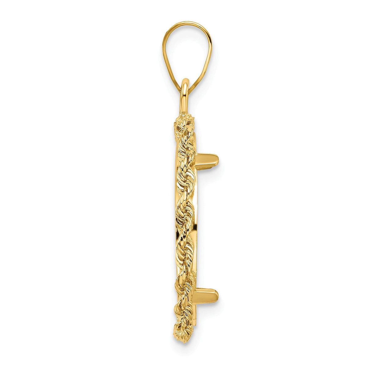 18 mm 14k Yellow Gold coin bezel for 17.8 mm Coin — alternate view