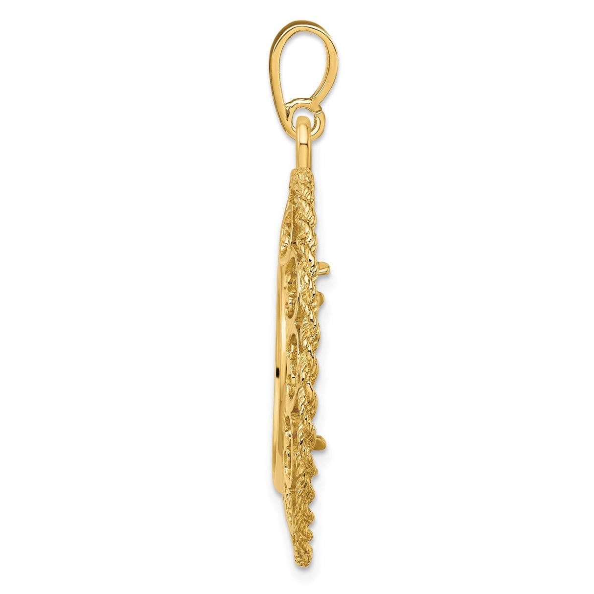 18 mm 14k Yellow Gold coin bezel for 17.8 mm Coin — alternate view