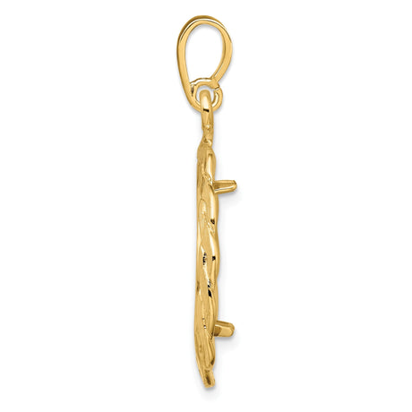 18 mm 14k Yellow Gold coin bezel for 17.8 mm Coin — alternate view