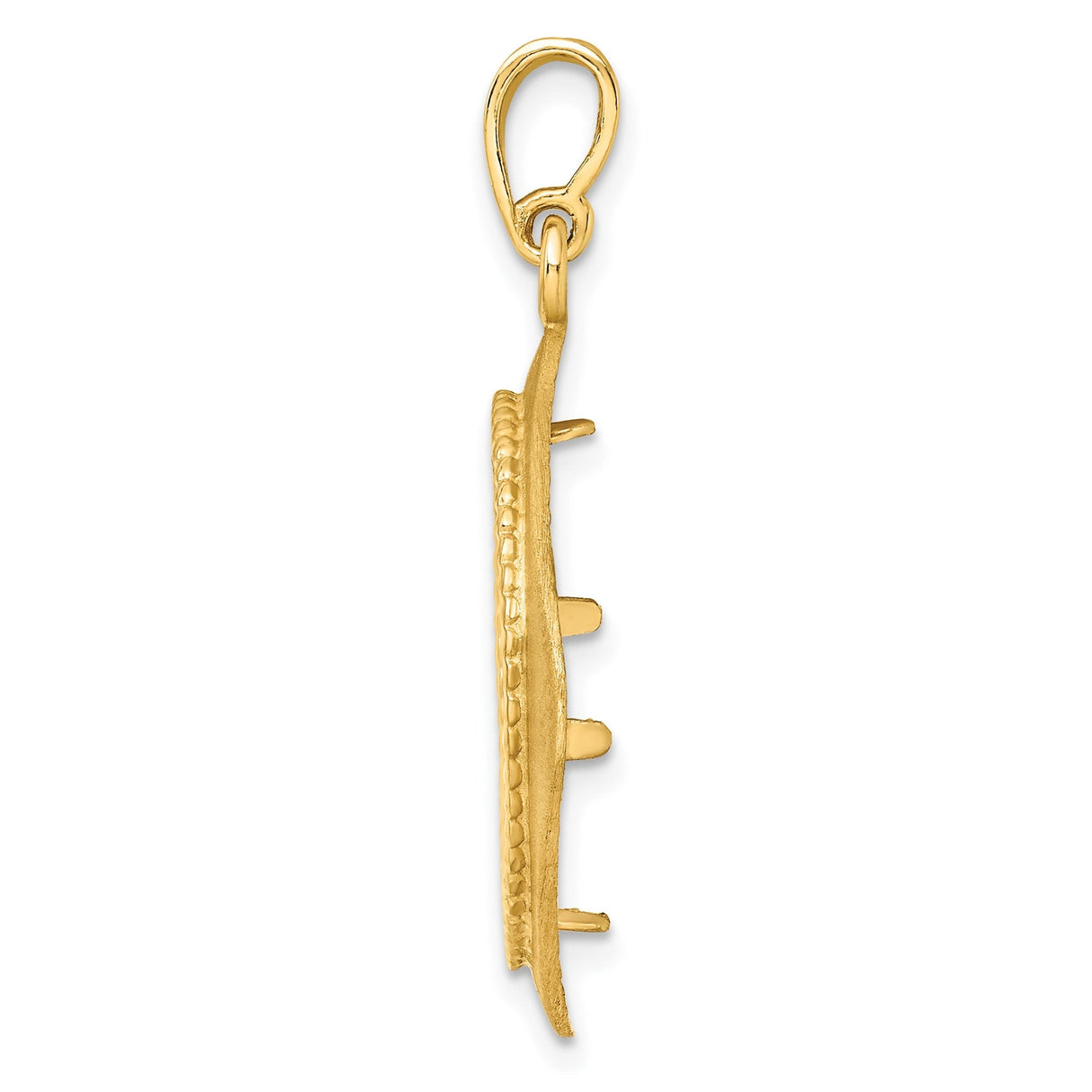 18 mm 14k Yellow Gold coin bezel for 17.8 mm Coin — alternate view