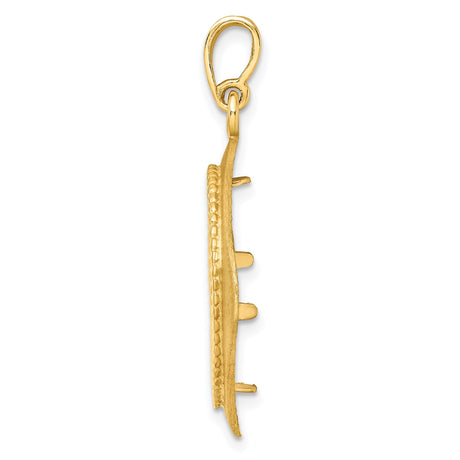 18 mm 14k Yellow Gold coin bezel for 17.8 mm Coin — alternate view