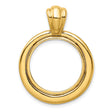 18 mm 14k Yellow Gold coin bezel for 17.8 mm Coin