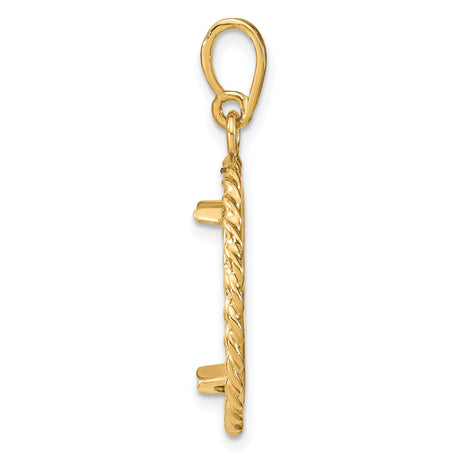 18 mm 14k Yellow Gold coin bezel for 17.8 mm Coin — alternate view