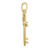 18 mm 14k Yellow Gold coin bezel for 17.8 mm Coin — alternate view