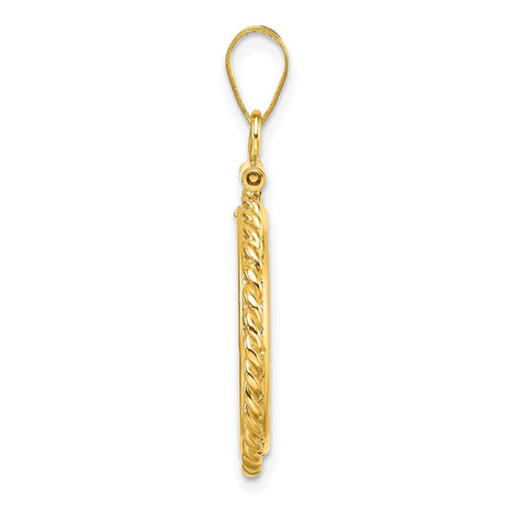 18 mm 14k Yellow Gold coin bezel for 17.8 mm Coin — alternate view