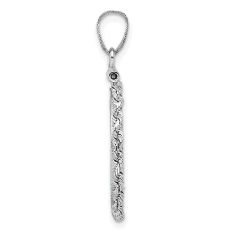 18 mm 14k White Gold coin bezel for 17.8 mm Coin — alternate view
