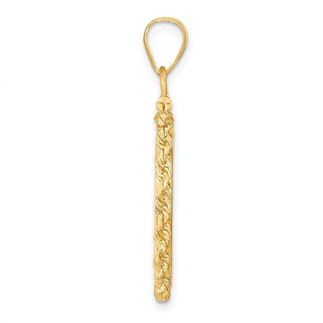 18 mm 14k Yellow Gold coin bezel for 17.8 mm Coin — alternate view