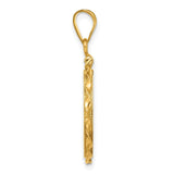 18 mm 14k Yellow Gold coin bezel for 17.8 mm Coin — alternate view