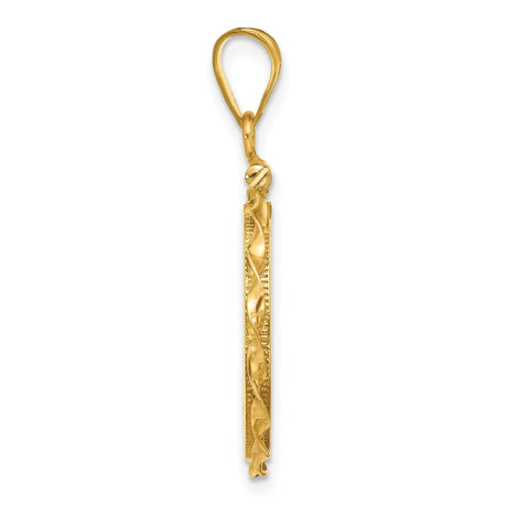 18 mm 14k Yellow Gold coin bezel for 17.8 mm Coin — alternate view
