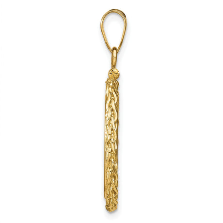 18 mm 14k Yellow Gold coin bezel for 17.8 mm Coin — alternate view
