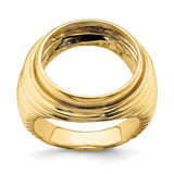 18 mm 14k Yellow Gold coin bezel for 17.8 mm Coin — additional image