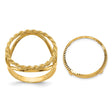 18 mm 14k Yellow Gold coin bezel for 17.8 mm Coin