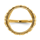18 mm 14k Yellow Gold coin bezel for 17.8 mm Coin — additional image