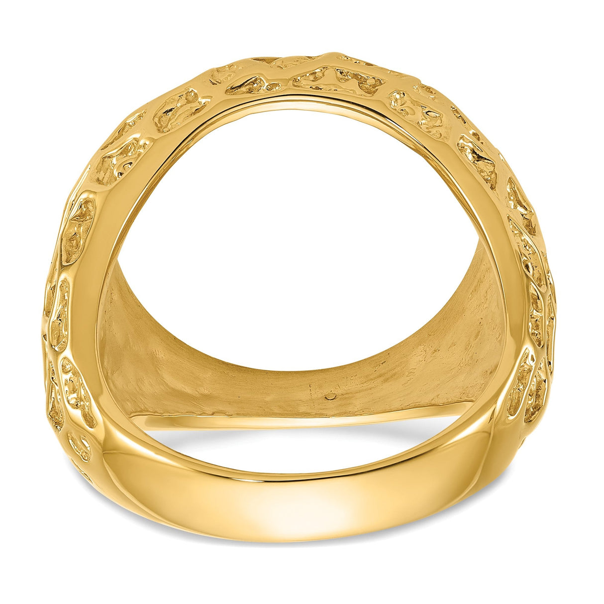 18 mm 14k Yellow Gold coin bezel for 17.8 mm Coin — additional image