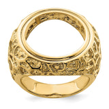 18 mm 14k Yellow Gold coin bezel for 17.8 mm Coin — additional image