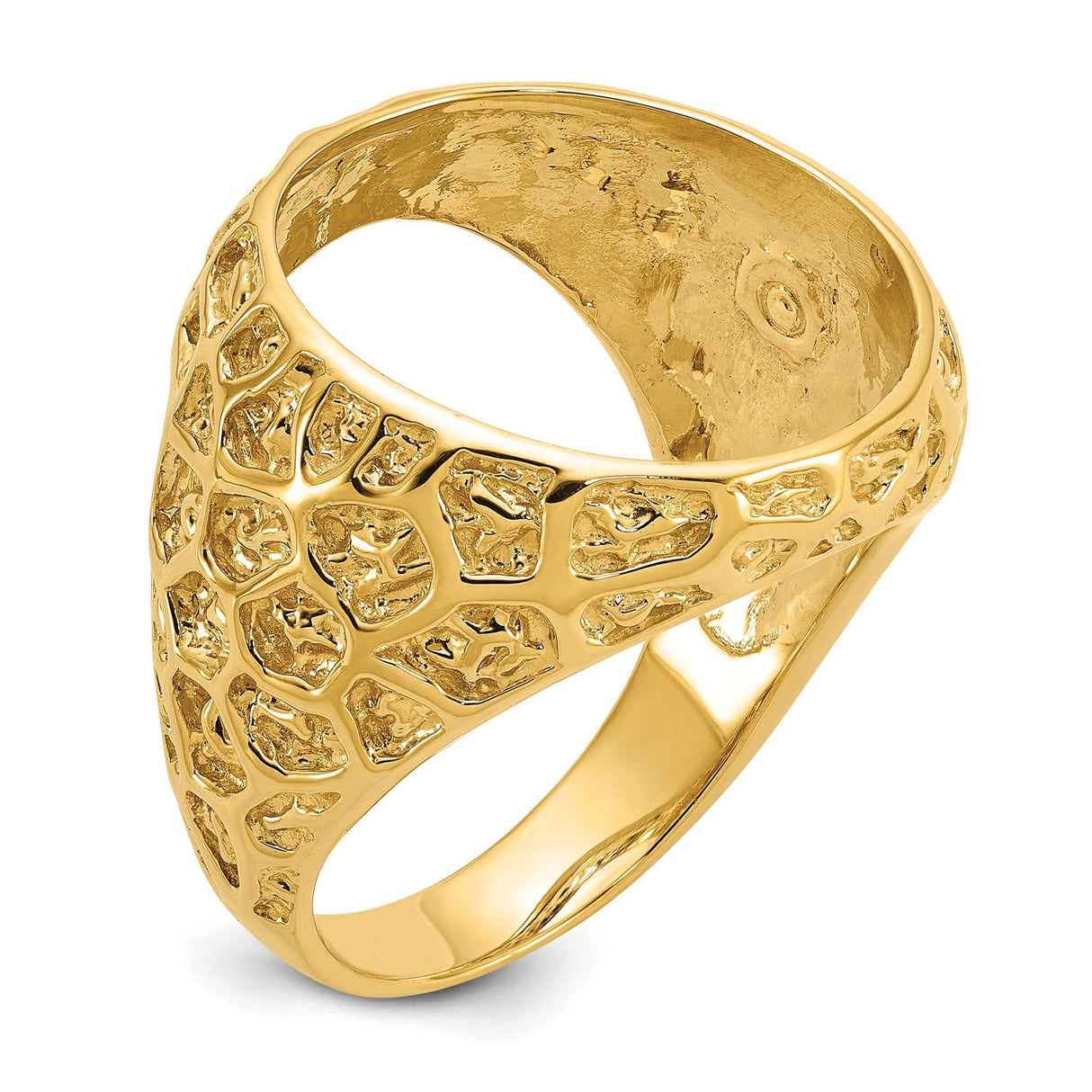 18 mm 14k Yellow Gold coin bezel for 17.8 mm Coin — additional image