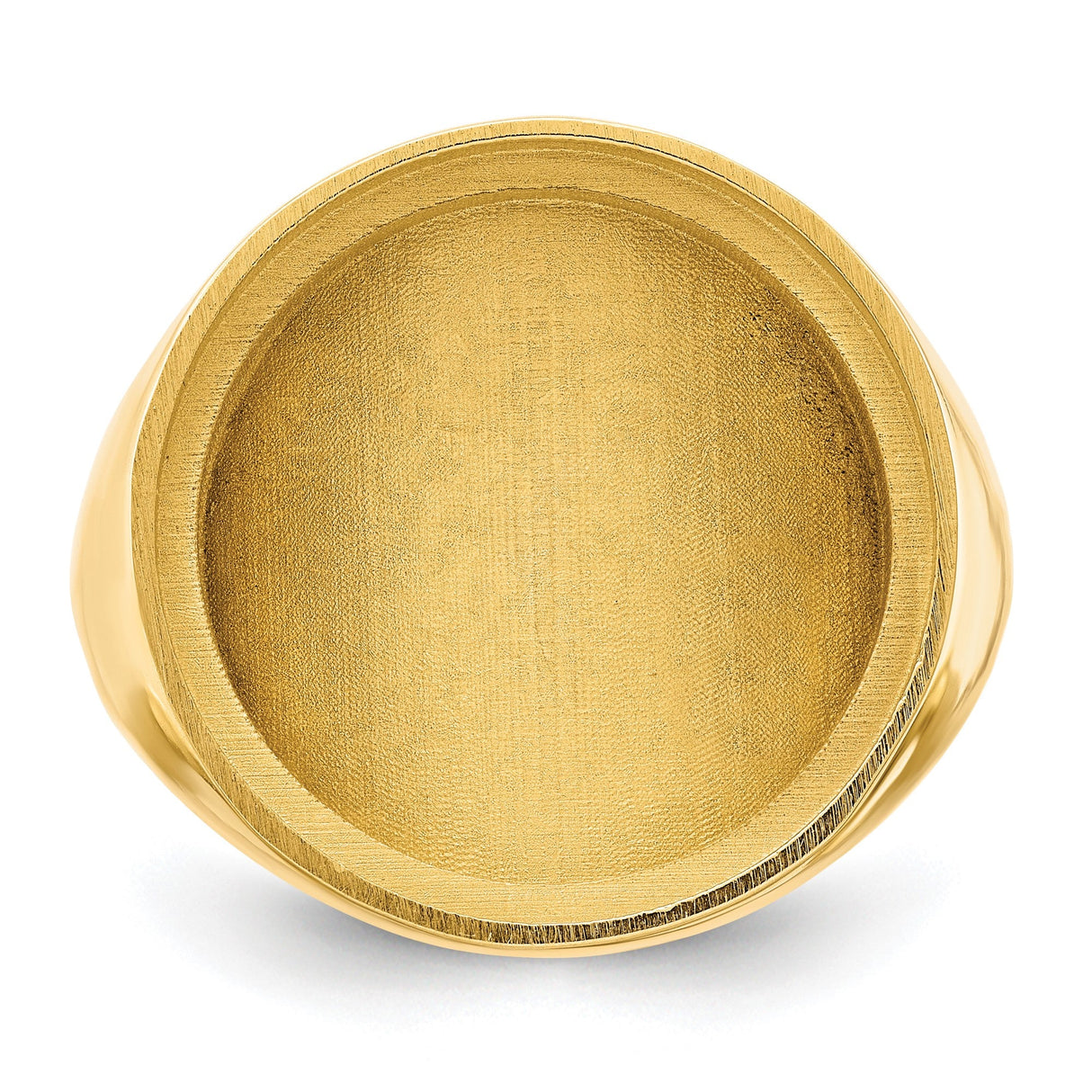18 mm 14k Yellow Gold coin bezel for 17.8 mm Coin — additional image