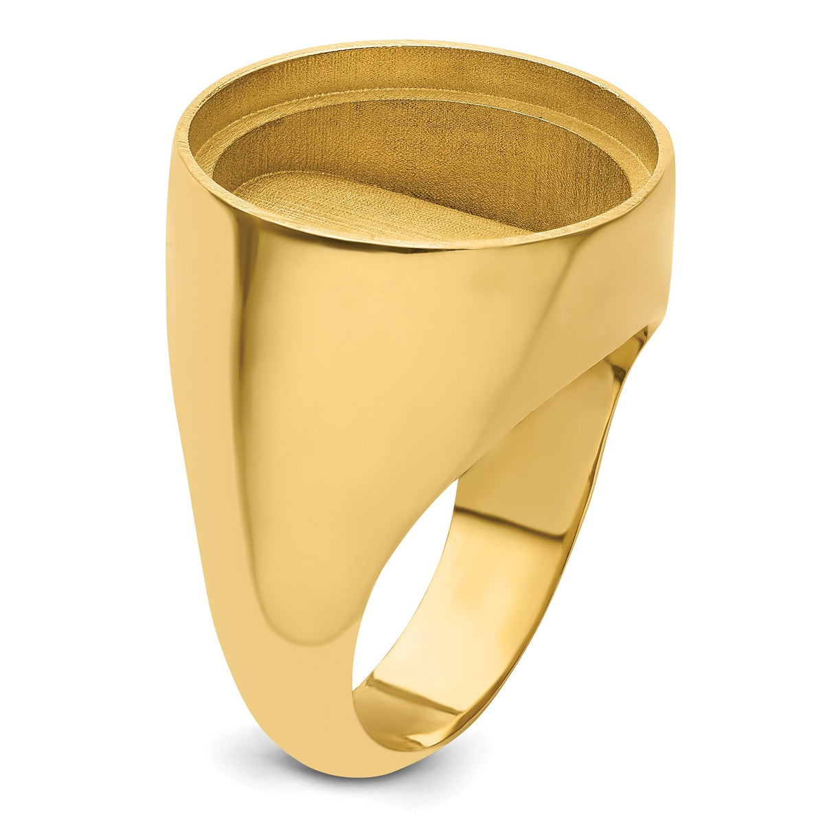 18 mm 14k Yellow Gold coin bezel for 17.8 mm Coin — additional image