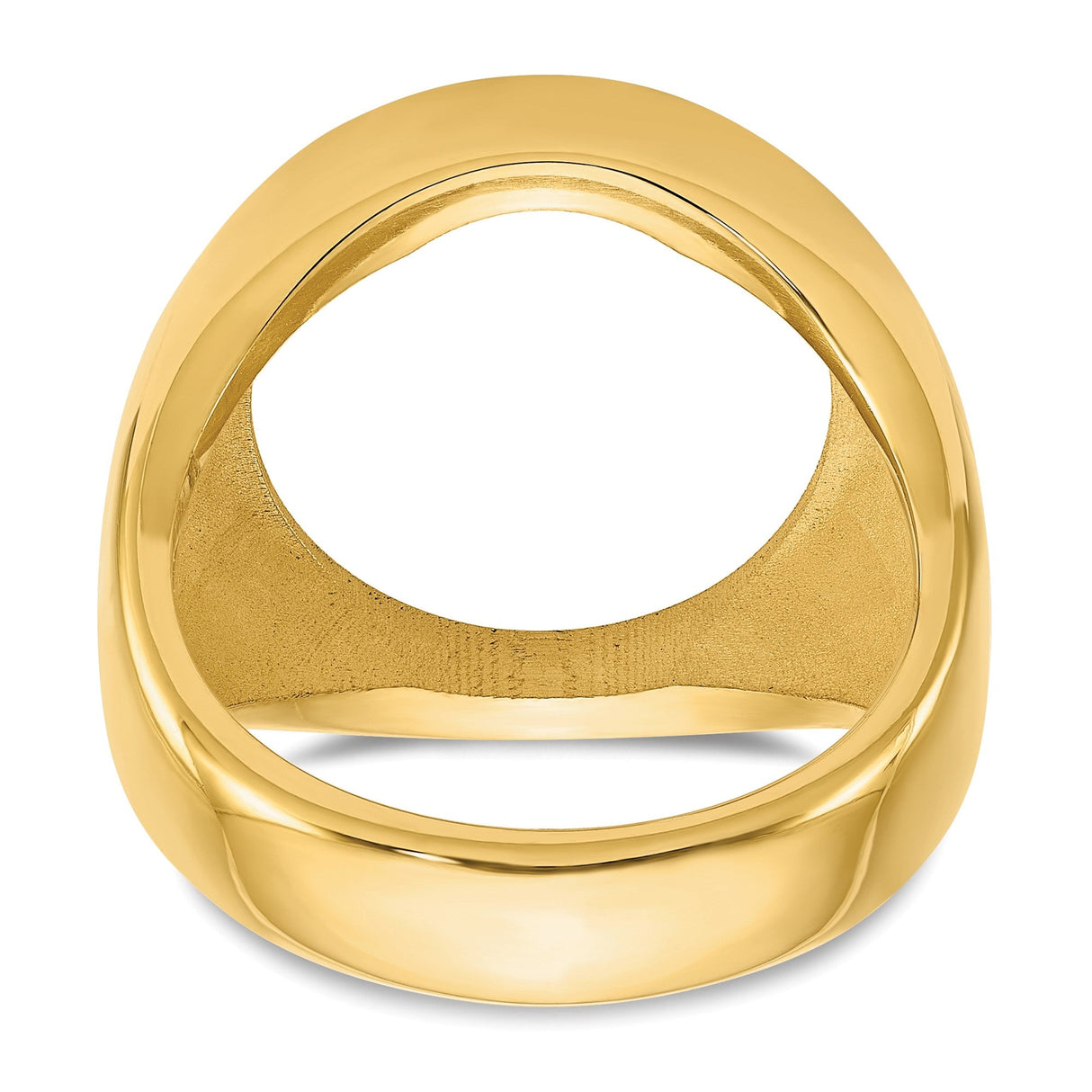 18 mm 14k Yellow Gold coin bezel for 17.8 mm Coin — additional image