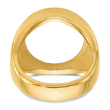 18 mm 14k Yellow Gold coin bezel for 17.8 mm Coin — additional image