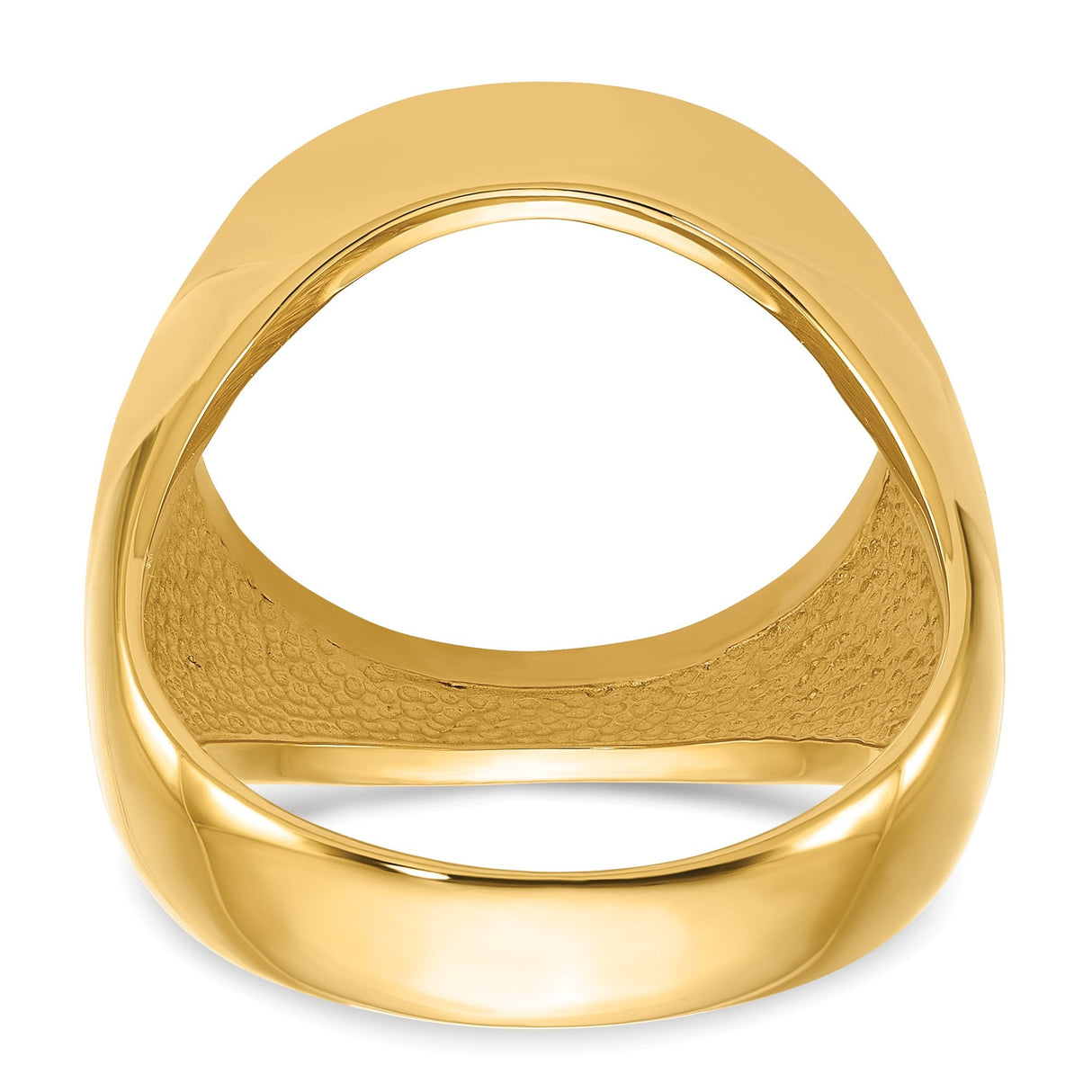 18 mm 14k Yellow Gold coin bezel for 17.8 mm Coin — additional image