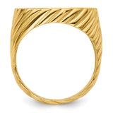 18 mm 14k Yellow Gold coin bezel for 17.8 mm Coin — alternate view