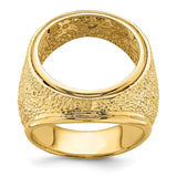 18 mm 14k Yellow Gold coin bezel for 17.8 mm Coin — additional image