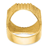18 mm 14k Yellow Gold coin bezel for 17.8 mm Coin — additional image
