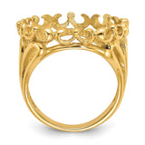 18 mm 14k Yellow Gold coin bezel for 17.8 mm Coin — alternate view