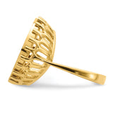 18 mm 14k Yellow Gold coin bezel for 17.8 mm Coin — additional image