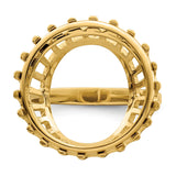 18 mm 14k Yellow Gold coin bezel for 17.8 mm Coin — additional image