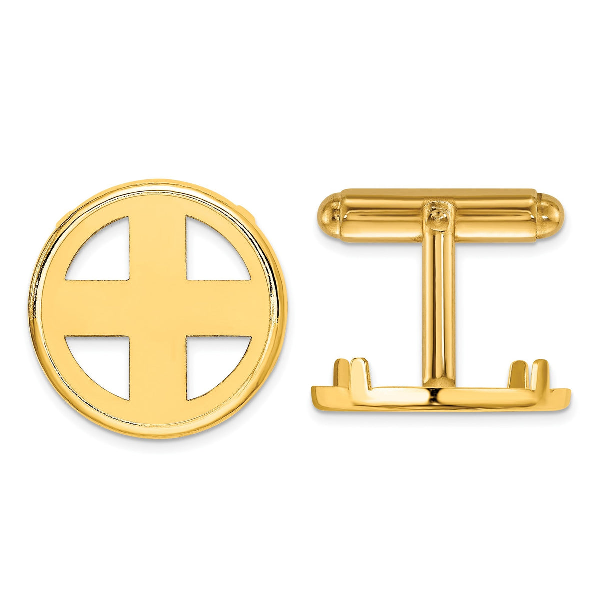 18 mm 14k Yellow Gold coin bezel for 18 mm Coin