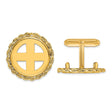 18 mm 14k Yellow Gold coin bezel for 18 mm Coin