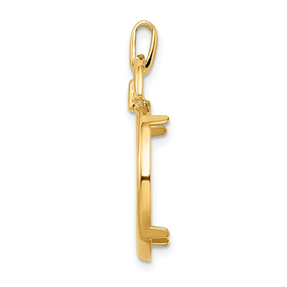18 mm 14k Yellow Gold coin bezel for 18 mm Coin — alternate view