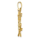 18 mm 14k Yellow Gold coin bezel for 18 mm Coin — alternate view