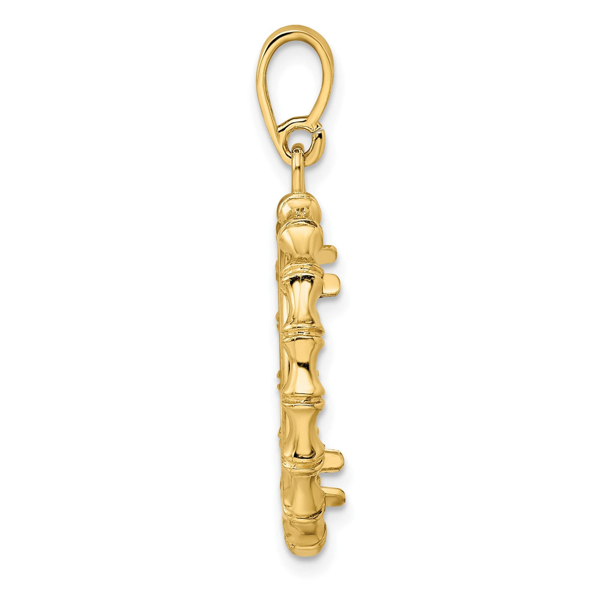 18 mm 14k Yellow Gold coin bezel for 18 mm Coin — alternate view