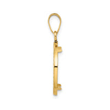 18 mm 14k Yellow Gold coin bezel for 18 mm Coin — alternate view