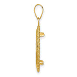 18 mm 14k Yellow Gold coin bezel for 18 mm Coin — alternate view