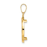 18 mm 14k Yellow Gold coin bezel for 18 mm Coin — alternate view