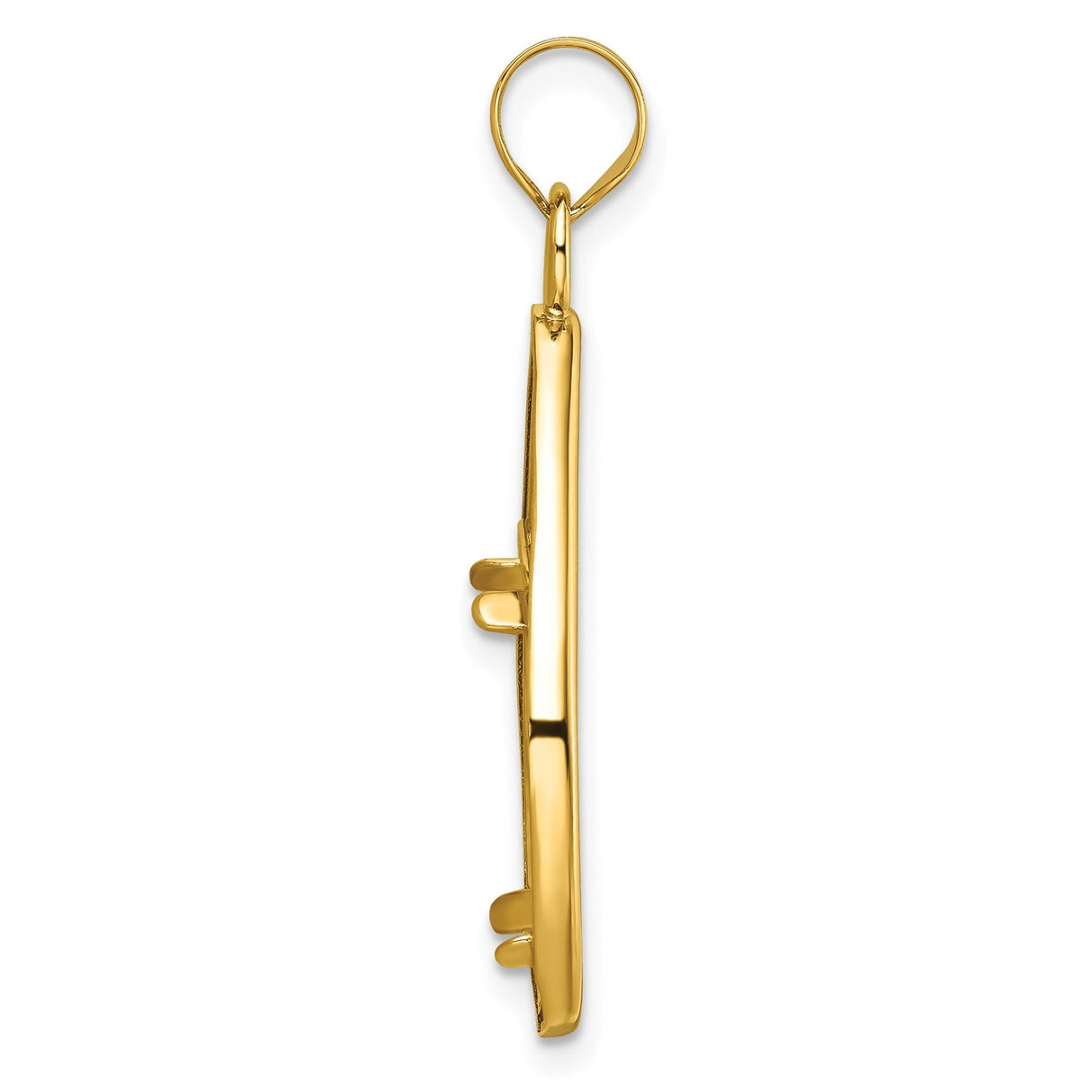 18 mm 14k Yellow Gold coin bezel for 18 mm Coin — alternate view
