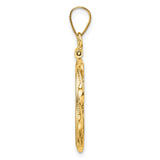 18 mm 14k Yellow Gold coin bezel for 18 mm Coin — alternate view
