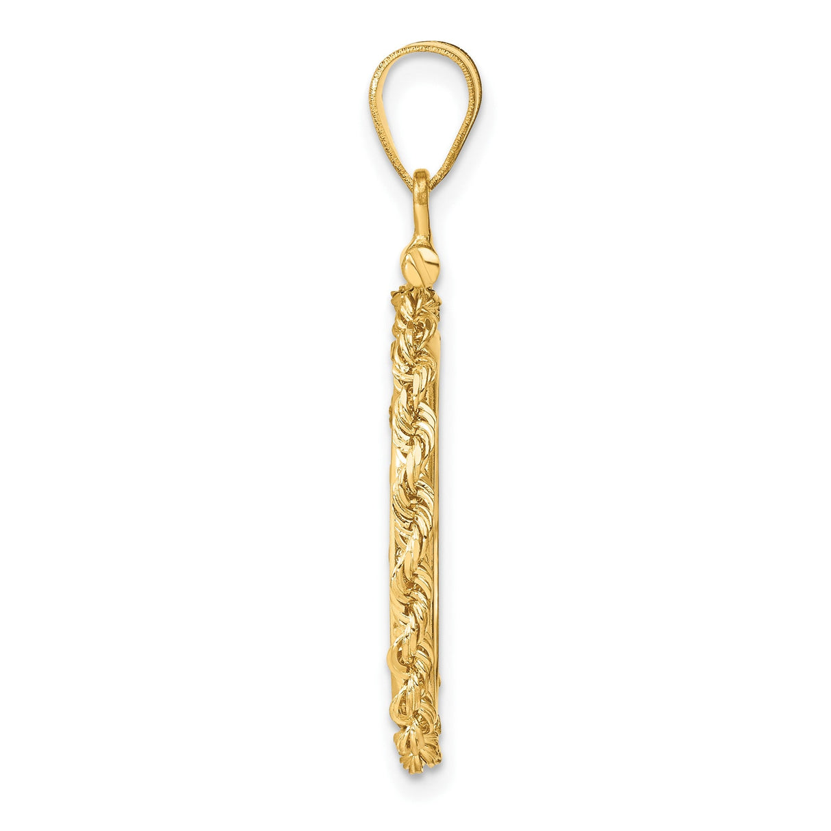 18 mm 14k Yellow Gold coin bezel for 18 mm Coin — alternate view