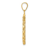 18 mm 14k Yellow Gold coin bezel for 18 mm Coin — alternate view